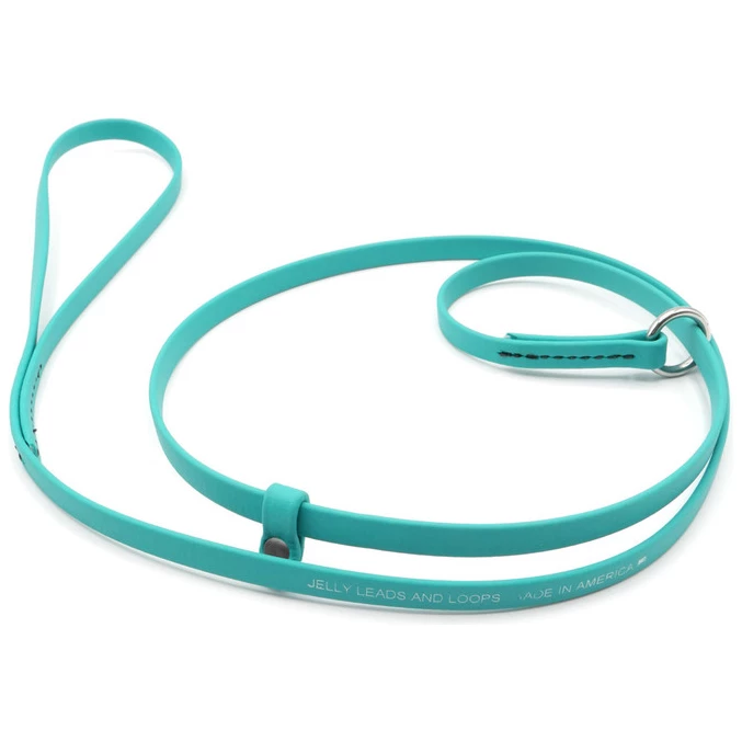 Jelly Pet Grooming Lead 3/8 X 4' Teal 3 Jelly Pet Grooming Lead 3/8 X 4' Teal