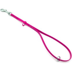 Jelly Pet Grooming Loops With Ring 3/8 X 18" Hot Pink
