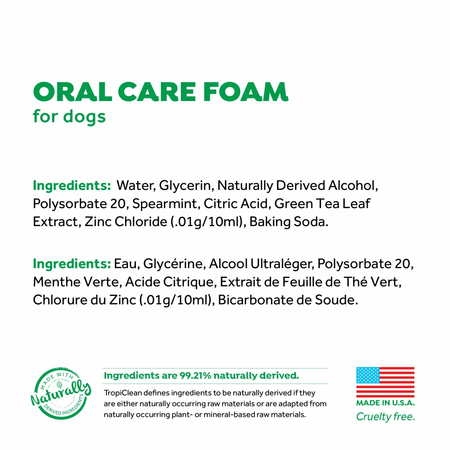 Tropiclean Oral Care Foam-4.5oz 4 Tropiclean Oral Care Foam-4.5oz - Image 2