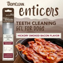 Tropiclean Teeth Cleaning Gel For Dogs –Hickory Smoked Bacon Flavor-2oz -ARTERO Shop ptwx35broeaswhblypb8 scaled 1