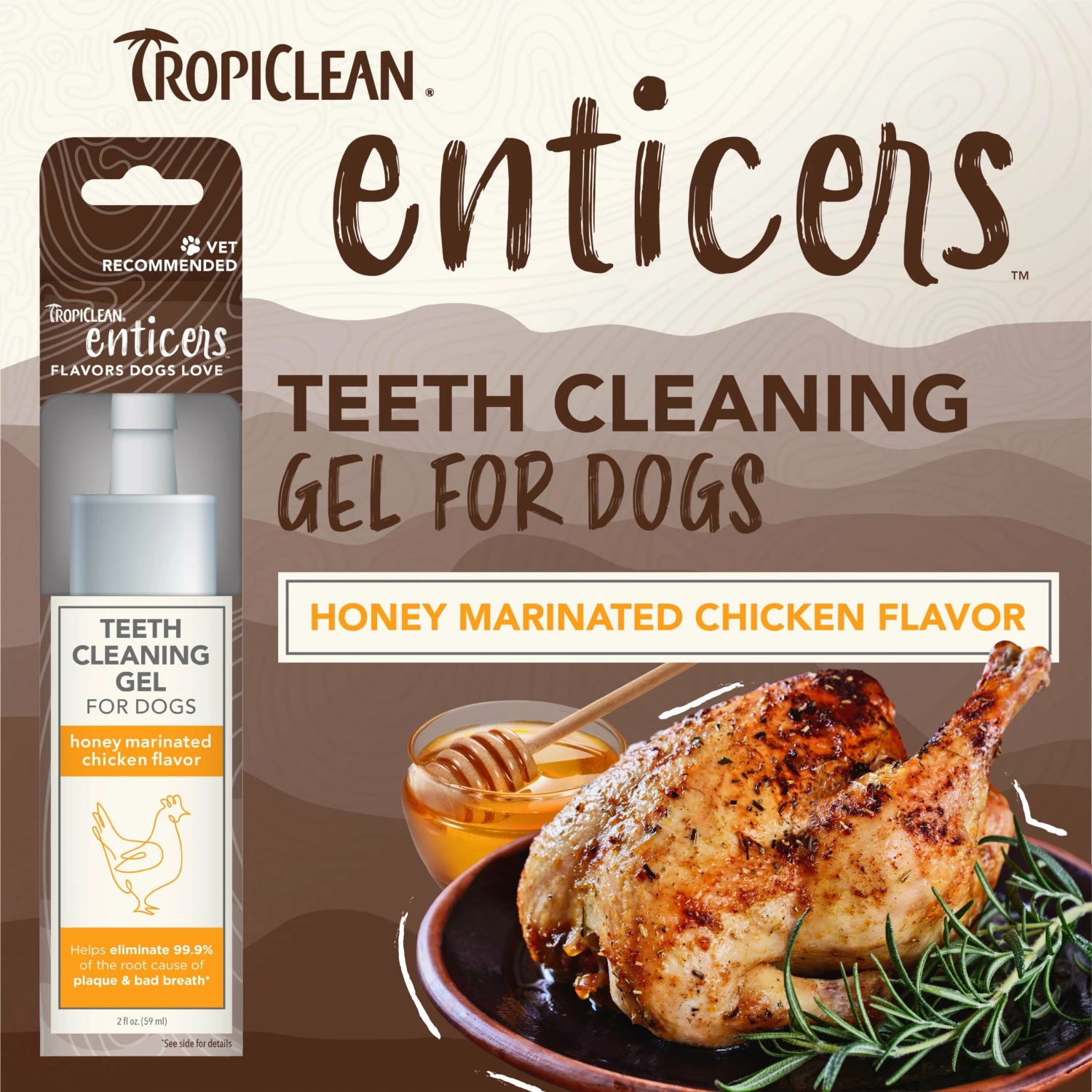 Tropiclean Teeth Cleaning Gel For Dogs – Honey Marinated Chicken Flavor-2oz 7 Tropiclean Teeth Cleaning Gel For Dogs – Honey Marinated Chicken Flavor-2oz - Image 5